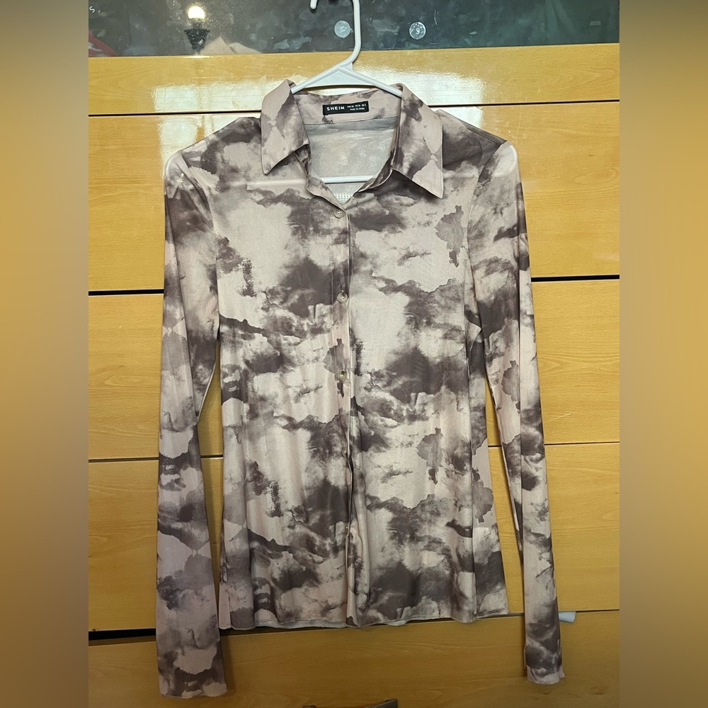 multicolored long sleeve top!